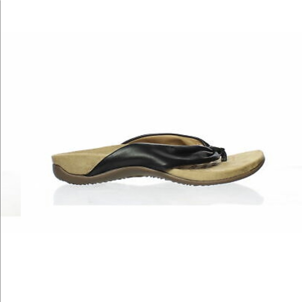 Vionic Womens Rest Britney Black Sandals Size 10